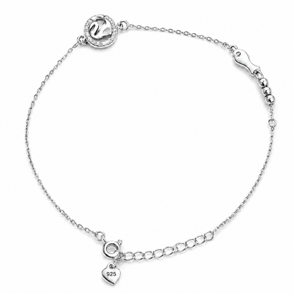 SWAN BOND STERLING SILVER BRACELET