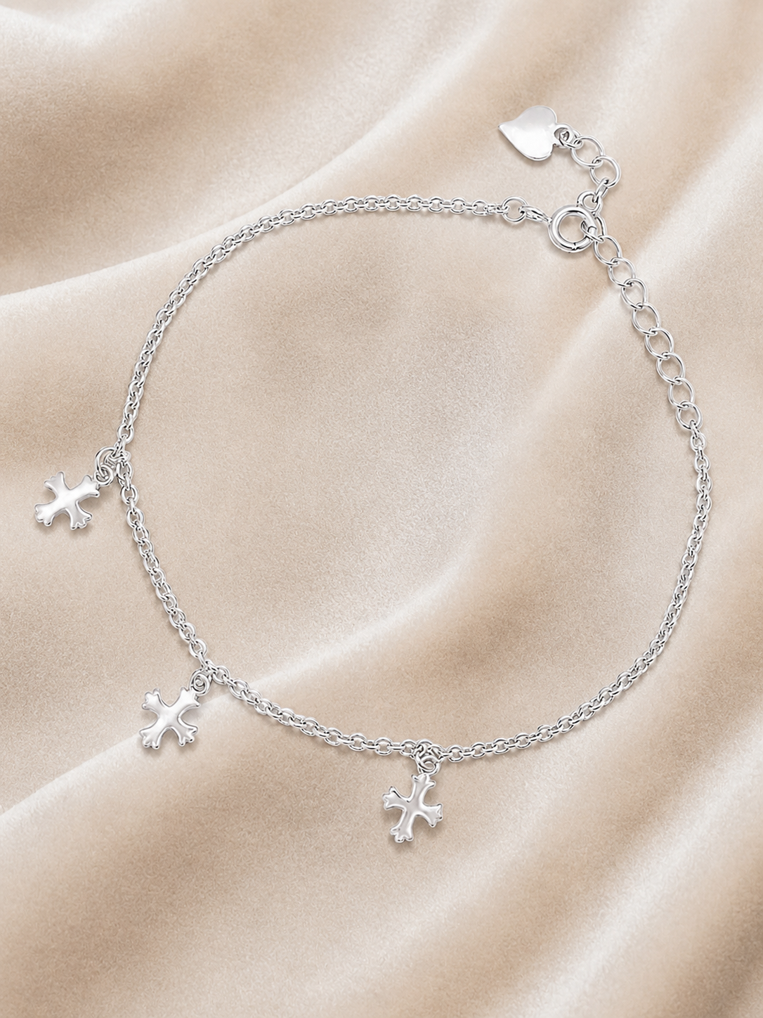 SUCCES  CROSS 925 SILVER BRACELET