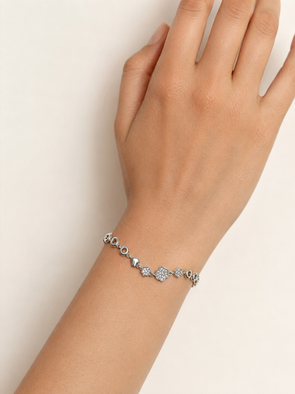 DIORRA SOLITER 925 SILVER BRACELET