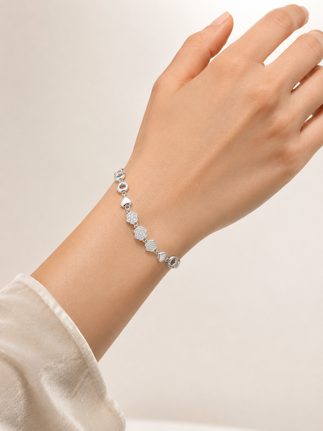 DIORRA SOLITER 925 SILVER BRACELET