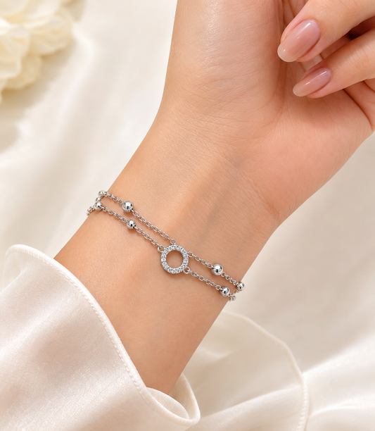 SEREN LAYER 925 SILVER BRACELET