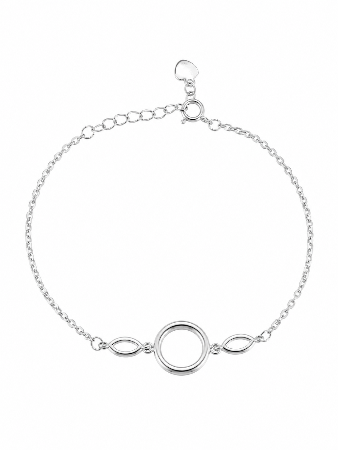 CIRAYA BOND SILVER NECKLACE