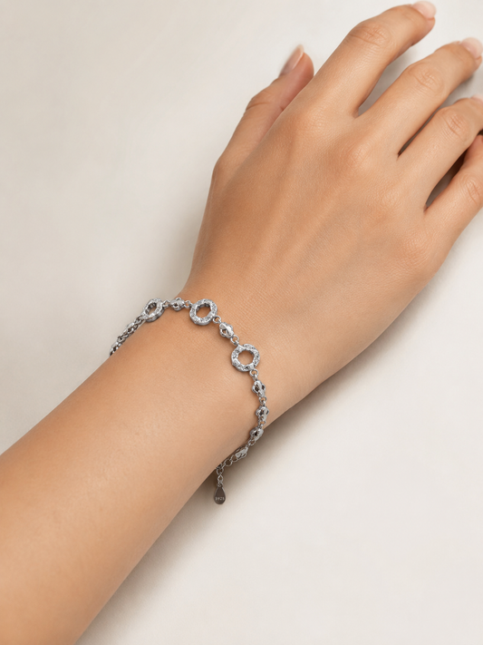 HIRA CIRCLE 925 SILVER BRACELET