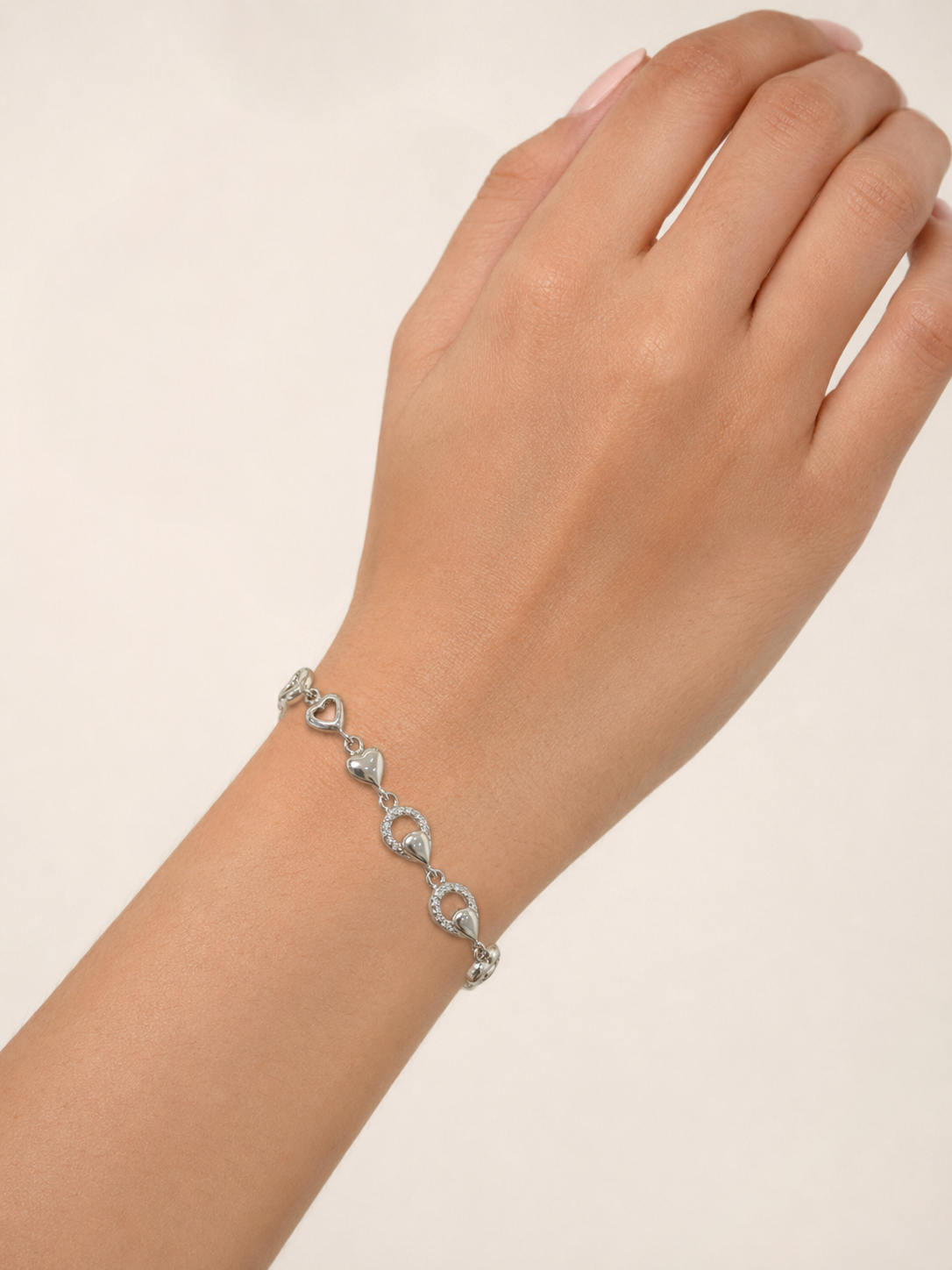 SOLIN DROP STERLING SILVER BRACELET