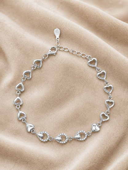 SOLIN DROP STERLING SILVER BRACELET