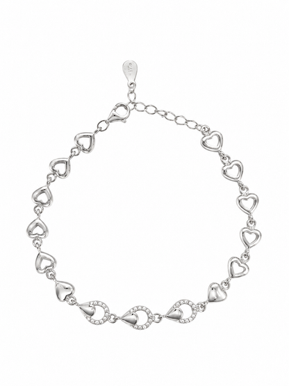 SOLIN DROP STERLING SILVER BRACELET