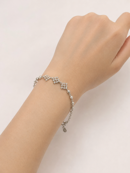 CELESTINE MESH 925 STERLING SILVER BRACELET