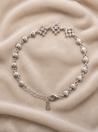 CELESTINE MESH 925 STERLING SILVER BRACELET