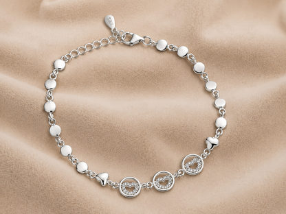 CHAKRA LOBVE 925 STERLING SILVER BRACELET