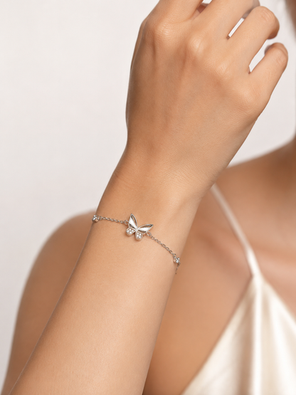 WINGS OF SMILE 925 STERLING SILVER BRACELET