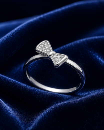 TWINKLE BOW 925STERLING SILV ER RING