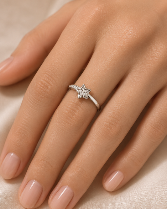 STAR TAIL 925 STERLING SILVER RING